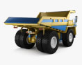 BelAZ 75581 Dump Truck 2012 3d model back view