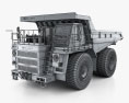 BelAZ 75581 ダンプトラック 2012 3Dモデル wire render