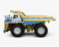 BelAZ 75581 Dump Truck 2012 3d model side view
