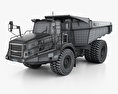 Bell B60E Dump Truck 2019 3d model wire render