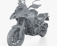 Benelli TRK 502 2022 Modello 3D clay render