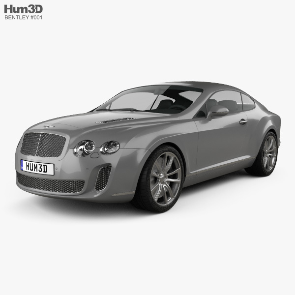 Bentley Continental Supersports coupe 2012 3D model