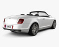 Bentley Continental Supersports descapotable 2010 Modelo 3D vista trasera