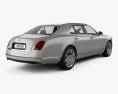 Bentley Mulsanne 2011 3Dモデル 後ろ姿
