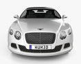 Bentley Continental GT descapotable 2012 Modelo 3D vista frontal