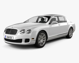 3D model of Bentley Continental Flying Spur 2012