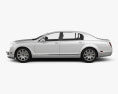 Bentley Continental Flying Spur 2012 3D 모델  side view