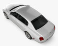 Bentley Continental Flying Spur 2012 3D模型 顶视图