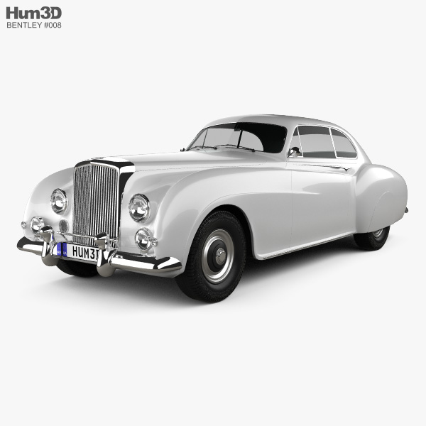 Bentley R-Type Continental 1952 3D model