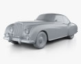 Bentley R-Type Continental 1952 Modelo 3D clay render