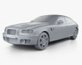 Bentley Rapier 1996 Modello 3D clay render