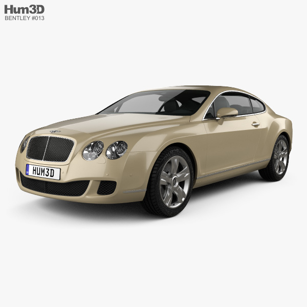 Bentley Continental GT 2012 Modello 3D