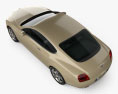 Bentley Continental GT 2012 3D-Modell Draufsicht