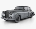 Bentley S1 1955 3D模型 wire render