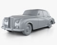 Bentley S1 1955 3d model clay render
