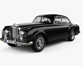 3D model of Bentley S2 Continental Flying Spur 1959