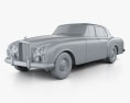 Bentley S3 Continental Flying Spur Saloon 1964 3d model clay render