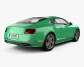 Bentley Continental GT Speed 2018 Modelo 3D vista trasera