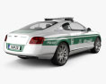 Bentley Continental GT Поліція Dubai 2016 3D модель back view