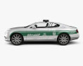 Bentley Continental GT Поліція Dubai 2016 3D модель side view