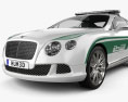 Bentley Continental GT Police Dubai 2016 3d model