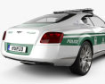 Bentley Continental GT Поліція Dubai 2016 3D модель