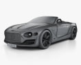 Bentley EXP 12 Speed 6e 2017 3D模型 wire render