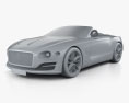 Bentley EXP 12 Speed 6e 2017 3D-Modell clay render