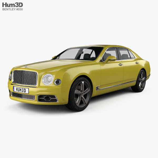 Bentley Mulsanne Speed 2020 3D 모델 