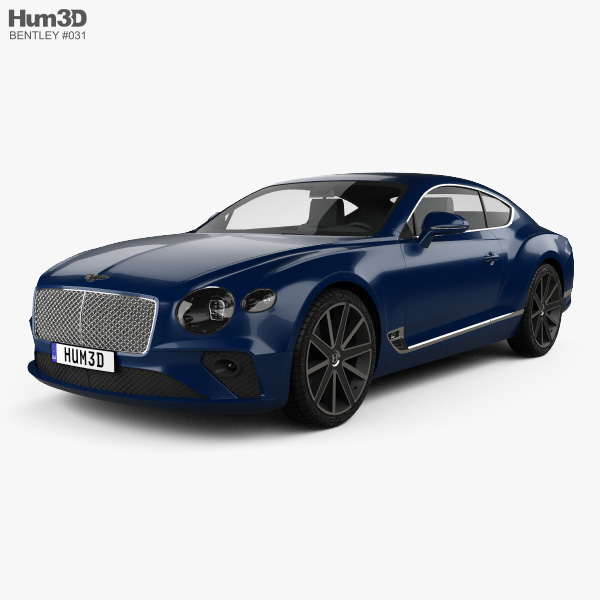 Bentley Continental GT 2021 3D模型