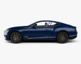Bentley Continental GT 2021 3D模型 侧视图