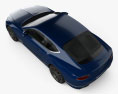 Bentley Continental GT 2021 3D模型 顶视图