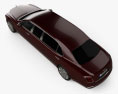 Bentley Mulsanne Grand Limousine Mulliner 2020 Modèle 3d vue du dessus