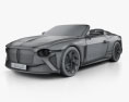 Bentley Mulliner Bacalar 2022 3D模型 wire render