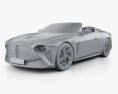 Bentley Mulliner Bacalar 2022 Modelo 3D clay render