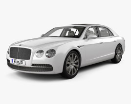 Bentley Flying Spur avec Intérieur 2014 Modèle 3D