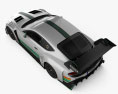 Bentley Continental GT3 2022 Modello 3D vista dall'alto