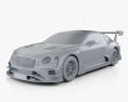 Bentley Continental GT3 2022 3D 모델  clay render