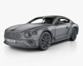 Bentley Continental GT with HQ interior 2021 3d model wire render