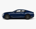 Bentley Continental GT with HQ interior 2021 3d model side view