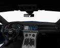 Bentley Continental GT with HQ interior 2021 3d model dashboard