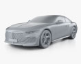 Bentley Mulliner Batur 2022 3Dモデル clay render