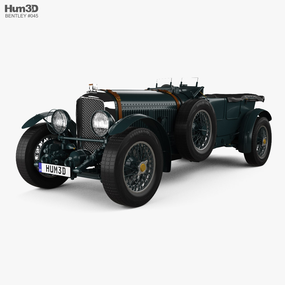 Bentley Speed Six 1930 3Dモデル