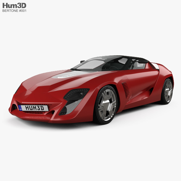 Bertone Mantide 2009 3D 모델 