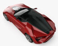 Bertone Mantide 2009 3D-Modell Draufsicht