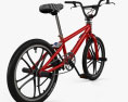 Mongoose BMX Bicycle 3d model back view