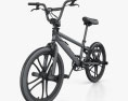 Mongoose BMX 自転車 3Dモデル wire render