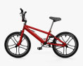 Mongoose BMX 自転車 3Dモデル side view