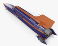 Bloodhound SSC 2015 3Dモデル top view
