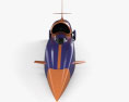 Bloodhound SSC 2015 3d model front view